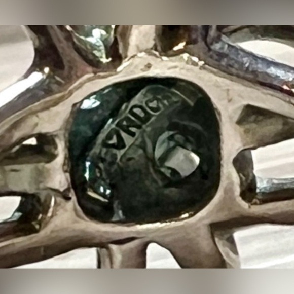 Vintage Handmade Sterling Silver Designer RD Knotted Weave Band Ring, Size 12 - Picture 9 of 12